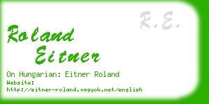 roland eitner business card